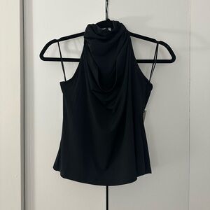 NWT Black Halter Top Anthropologie